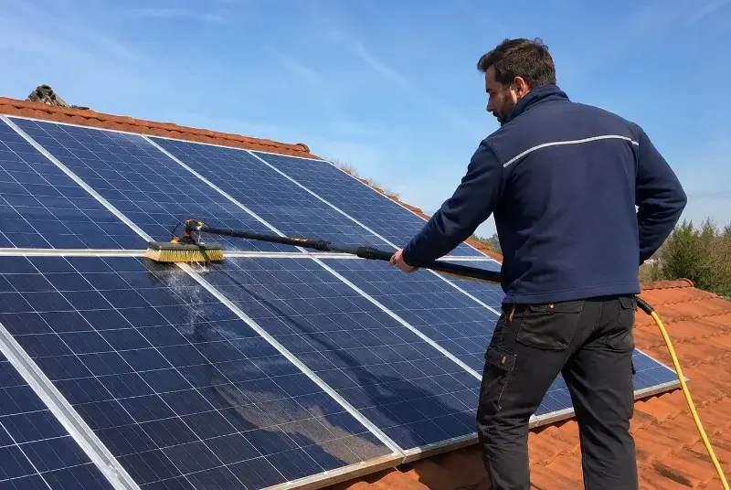 Nettoyage et entretien de panneaux solaires à Vanzay